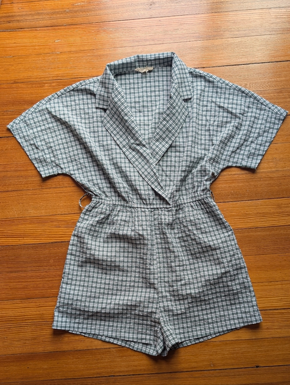 Plaid Romper